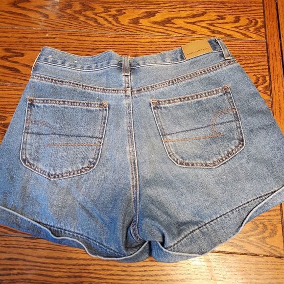 American Eagle blue jean Mom shorts sz 6 - Picture 5 of 5